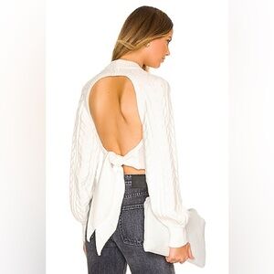 Camila Coelho Safaa Sweater in Ivory